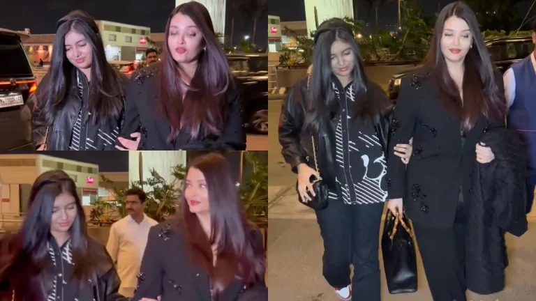 Aishwarya Rai Bachchan inaugura Cannes 2026 con un elegante conjunto total black junto a su hija