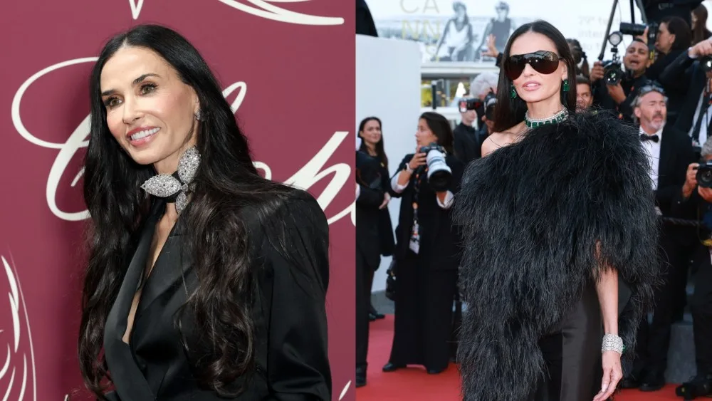 Demi Moore presenta dos elegantes atuendos de alta costura en el Festival de Cannes 2026