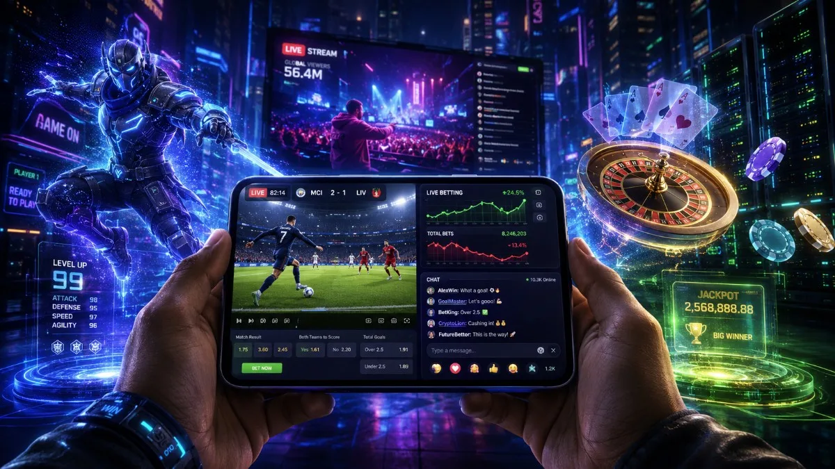 El futuro del entretenimiento digital: la fusión entre streaming, videojuegos y apuestas