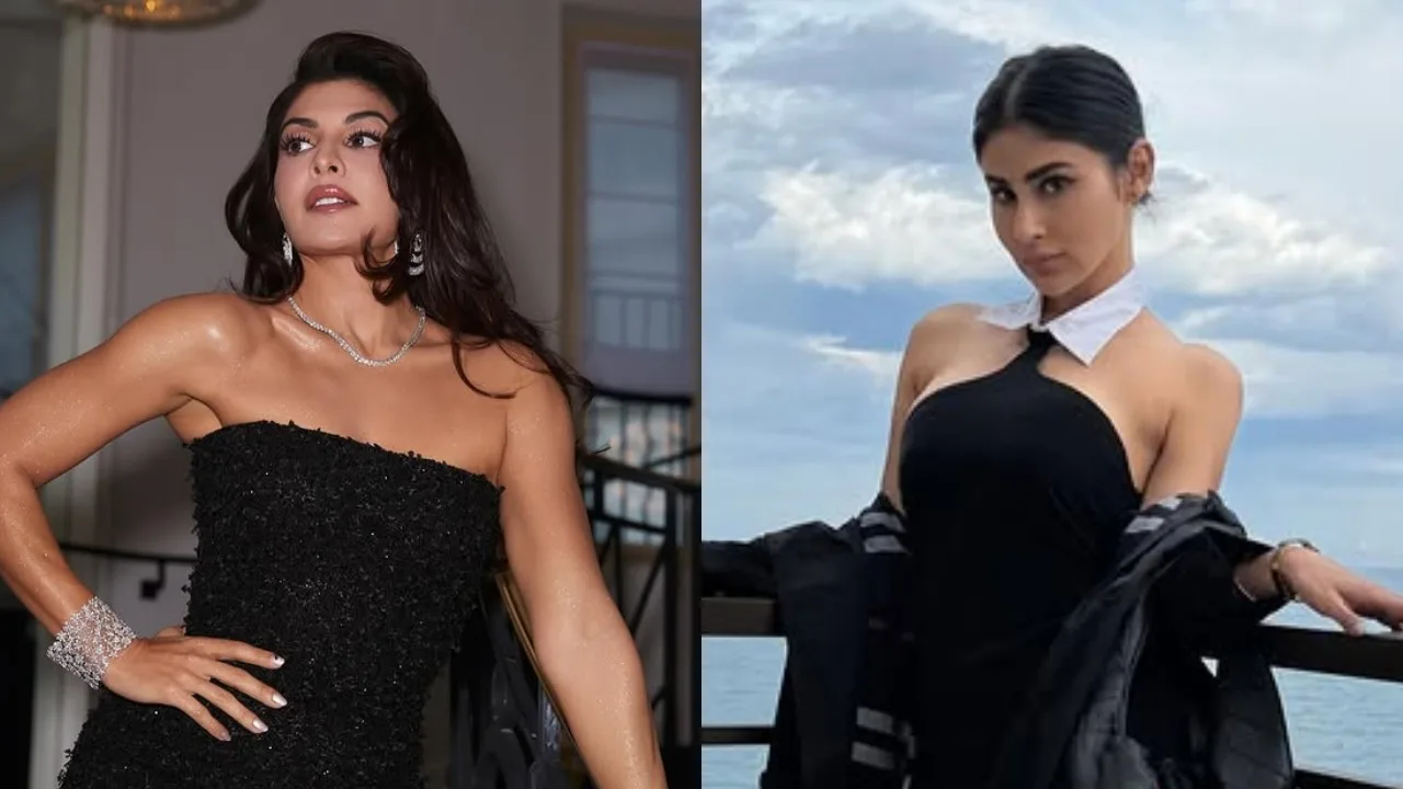 Elegancia en negro domina el sexto día del Festival de Cannes con Mouni Roy y Jacqueline Fernandez