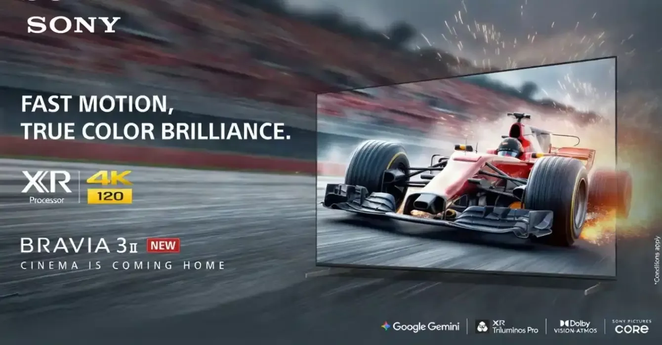 Sony lanza en India la serie BRAVIA 3 II con pantallas 4K de hasta 85 pulgadas y funciones avanzadas para gamers