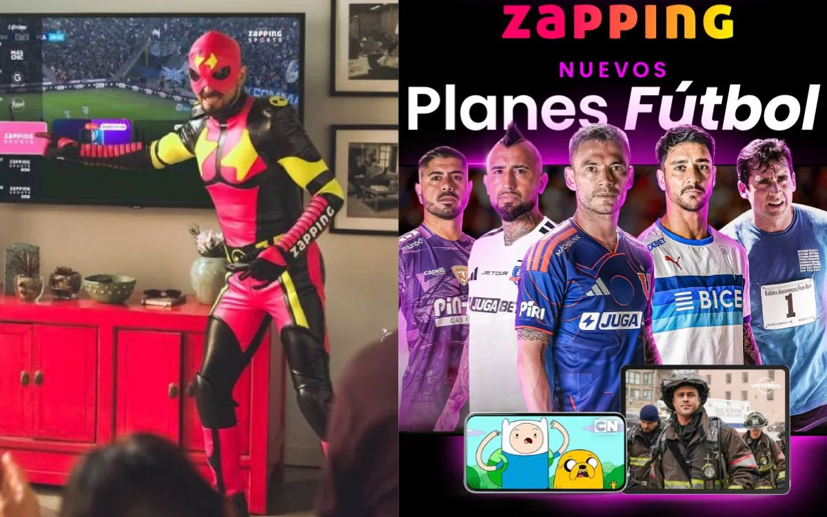 Zapping amplía su oferta con nuevos planes que combinan fútbol chileno y entretenimiento