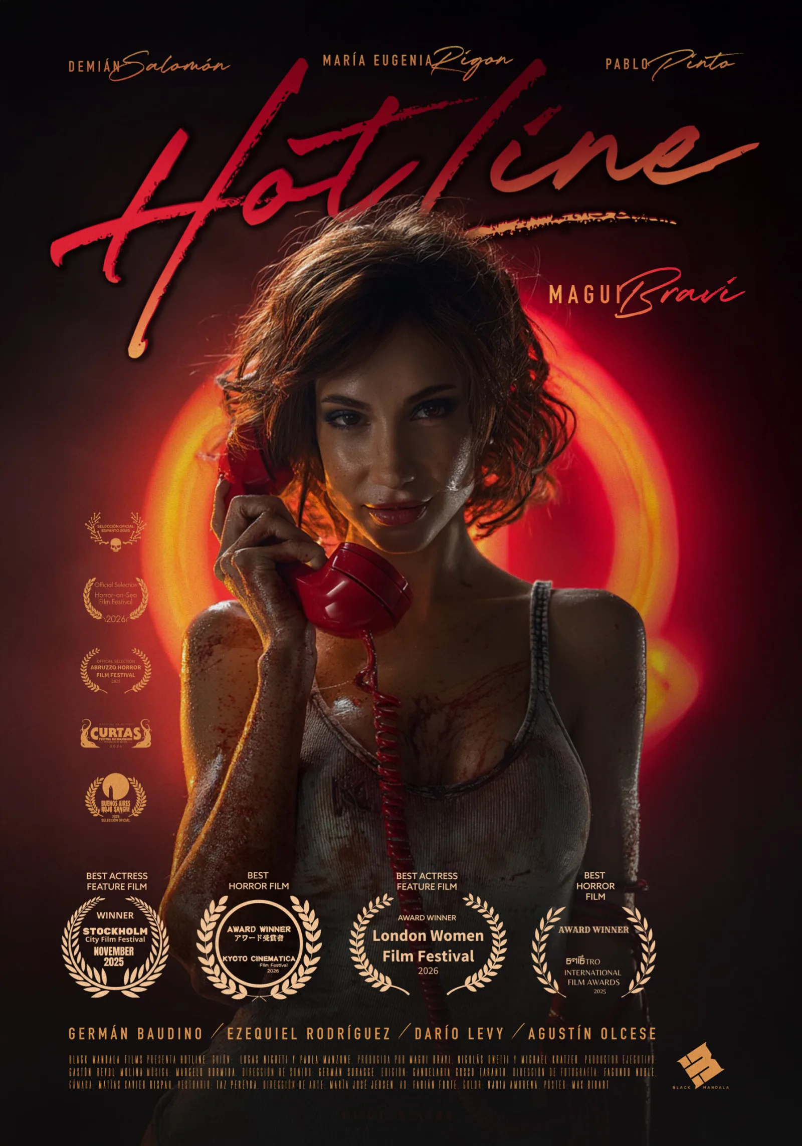Hotline”, thriller de terror ambientado en la Buenos Aires de los 80 llega a cines argentinos