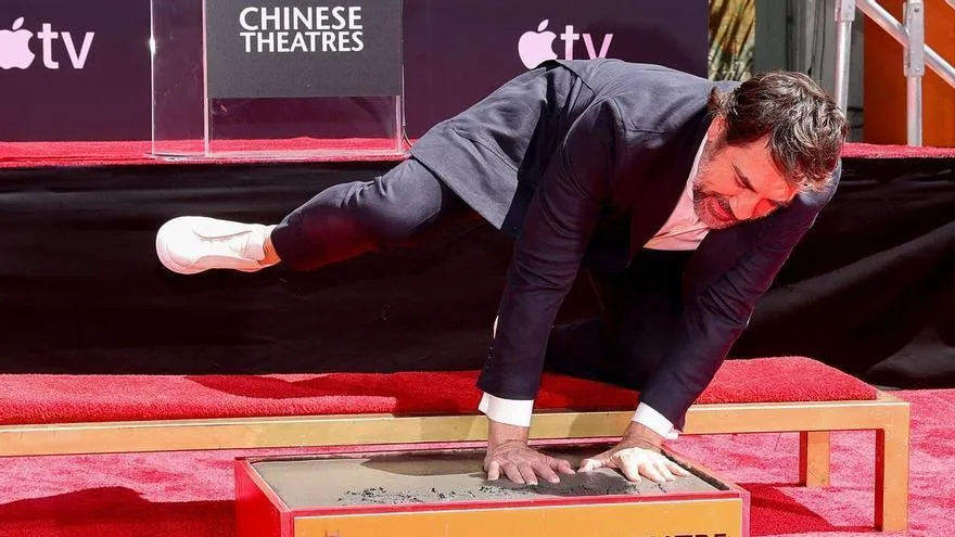 Javier Bardem se convierte en el primer actor español en dejar sus huellas en Hollywood