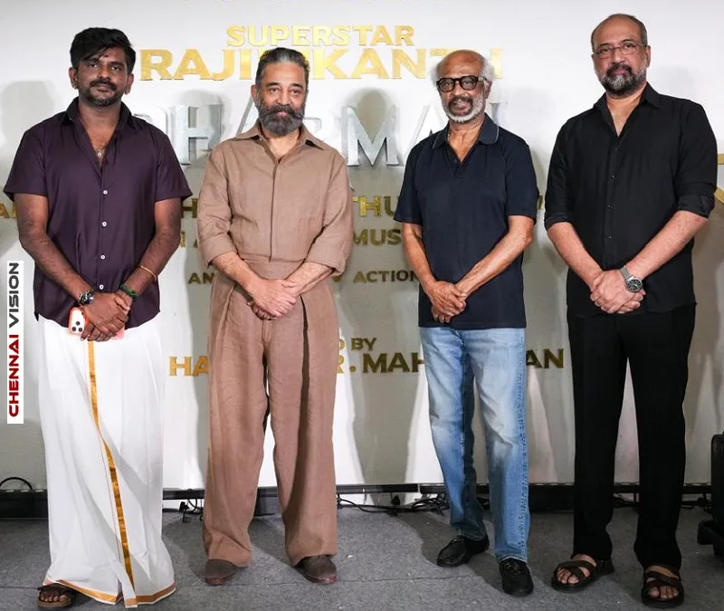 Kamal Haasan produce “Dharman” con Rajinikanth en una nueva alianza cinematográfica