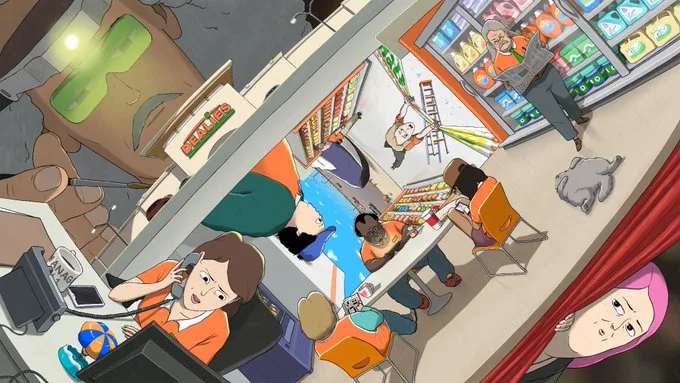 Netflix estrena comedia animada ambientada en el caótico mundo de las grandes tiendas