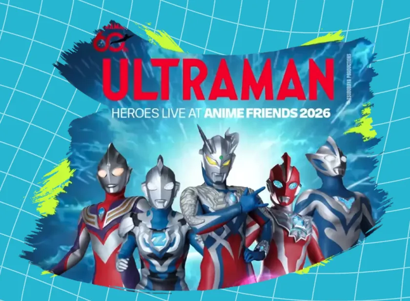Ultraman Teo debutará en Brasil durante Anime Friends 2026, junto a cinco héroes legendarios