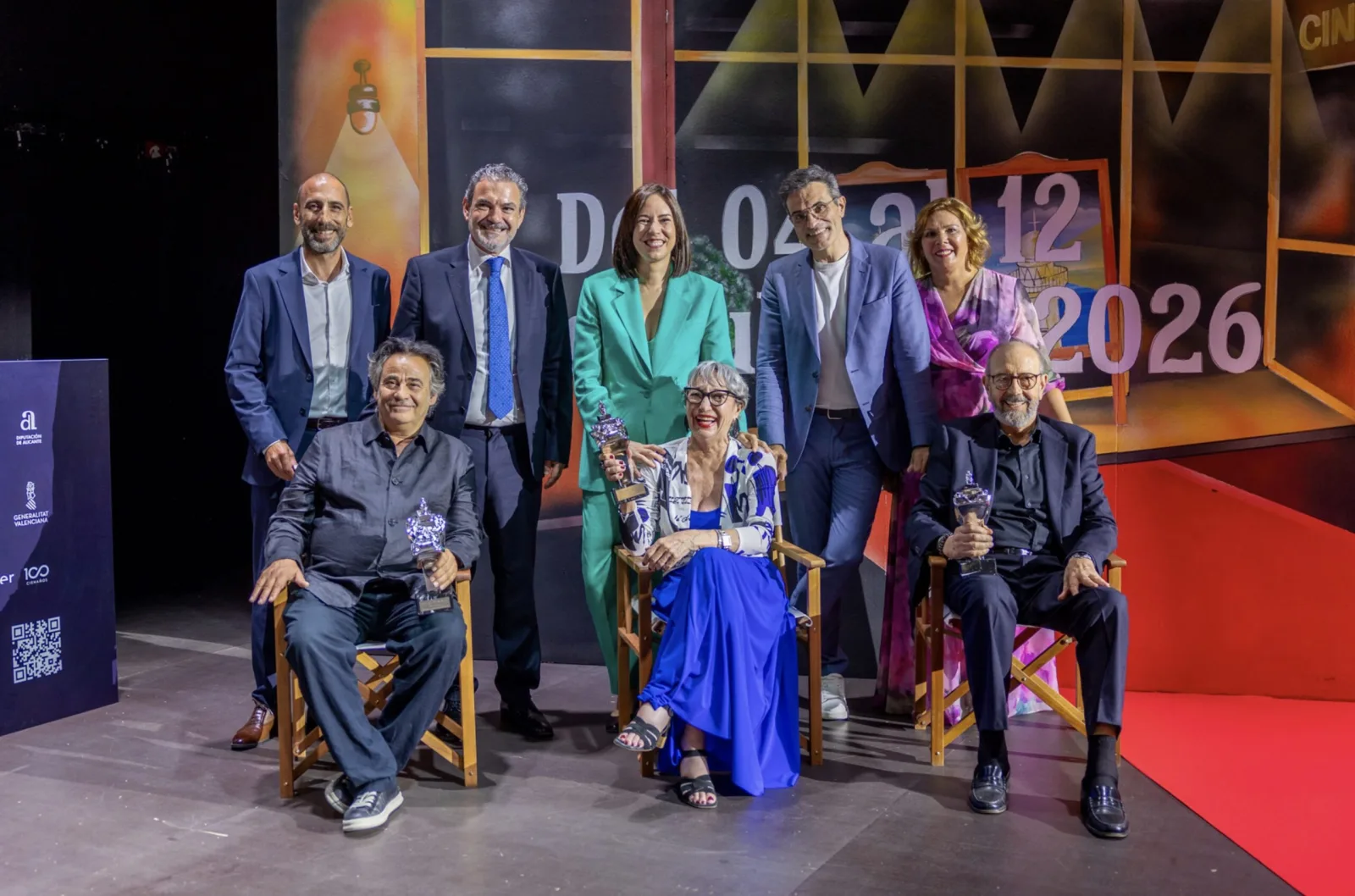 El Festival de Cine de l’Alfàs reconoce la trayectoria de tres figuras clave del cine español