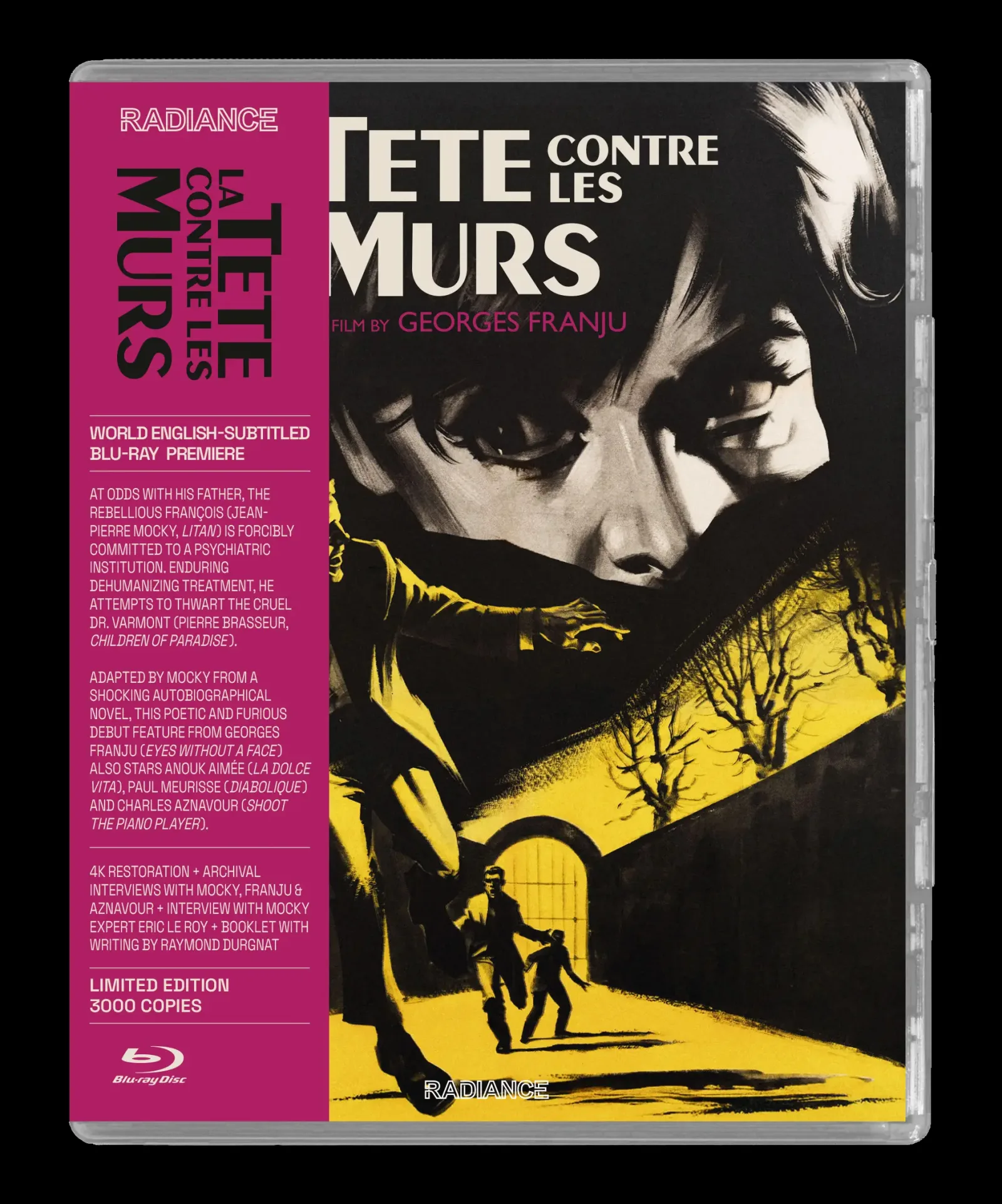 Estreno en Blu-ray de La tête contre les murs con restauración en 4K y contenido exclusivo