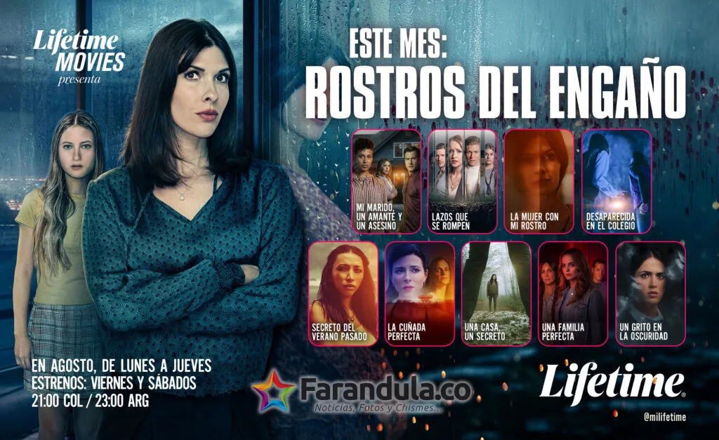 Lifetime estrena especial de películas con historias de engaños y secretos peligrosos