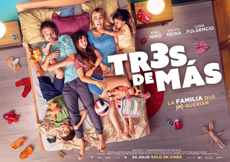 Tres de Más”: comedia familiar sobre el caos de una vida sin hijos que se trastoca inesperadamente